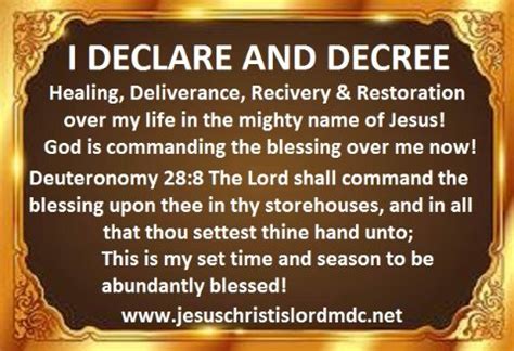 decree and declare the word of god pdf Kindle Editon